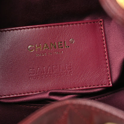 Chanel Caviar Quilted Small Chanel 25 Handbag Burgundy 6 of 12