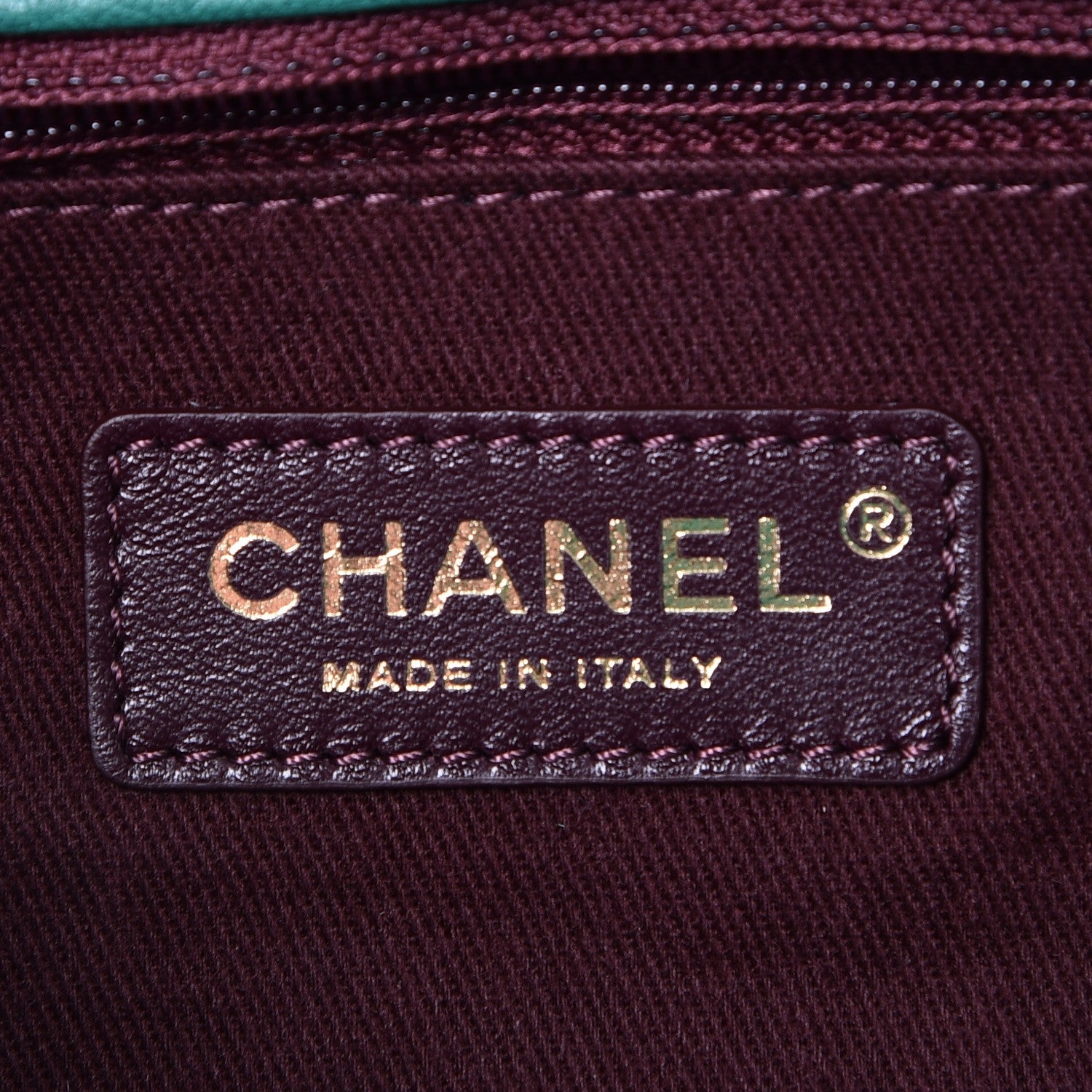 Chanel Shiny Sheepskin Quilted Mini Trapezio Flap Green 6 of 8