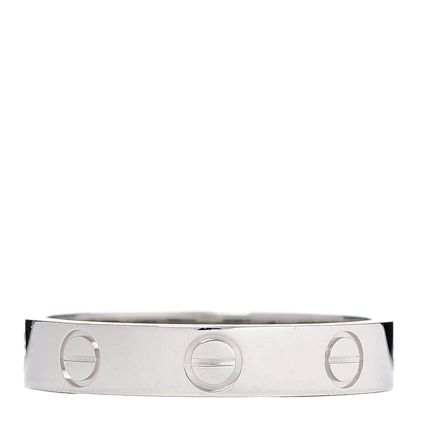Platinum 3.5mm LOVE Wedding Band Ring 53 6.25