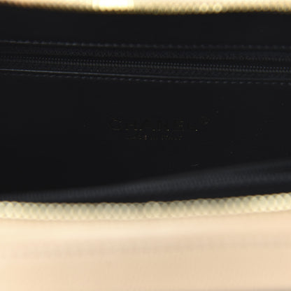 Chanel Caviar Quilted Medium CC Filigree Vanity Case Beige Black 8 of 11