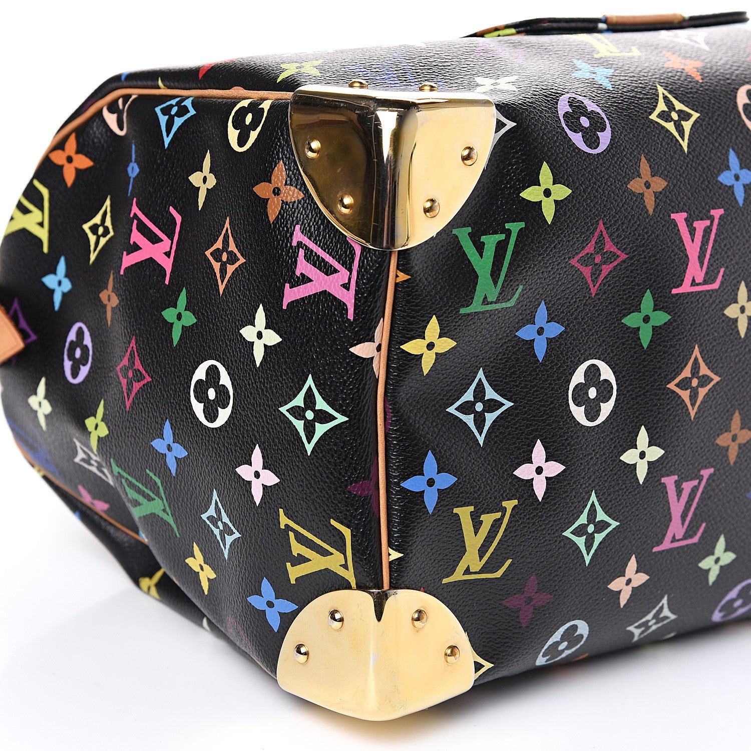 Louis Vuitton Monogram Multicolor Speedy 30 Black 6 of 13