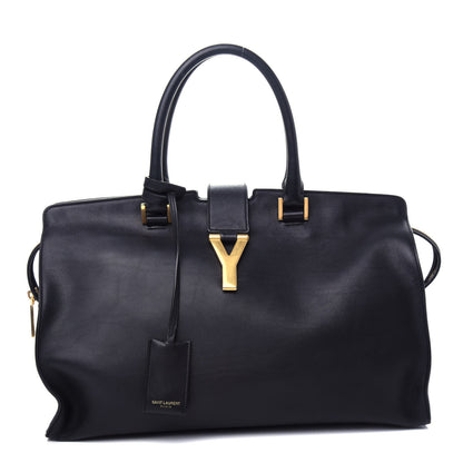 Saint Laurent Smooth Calfskin Medium Y Ligne Cabas Black 1 of 10