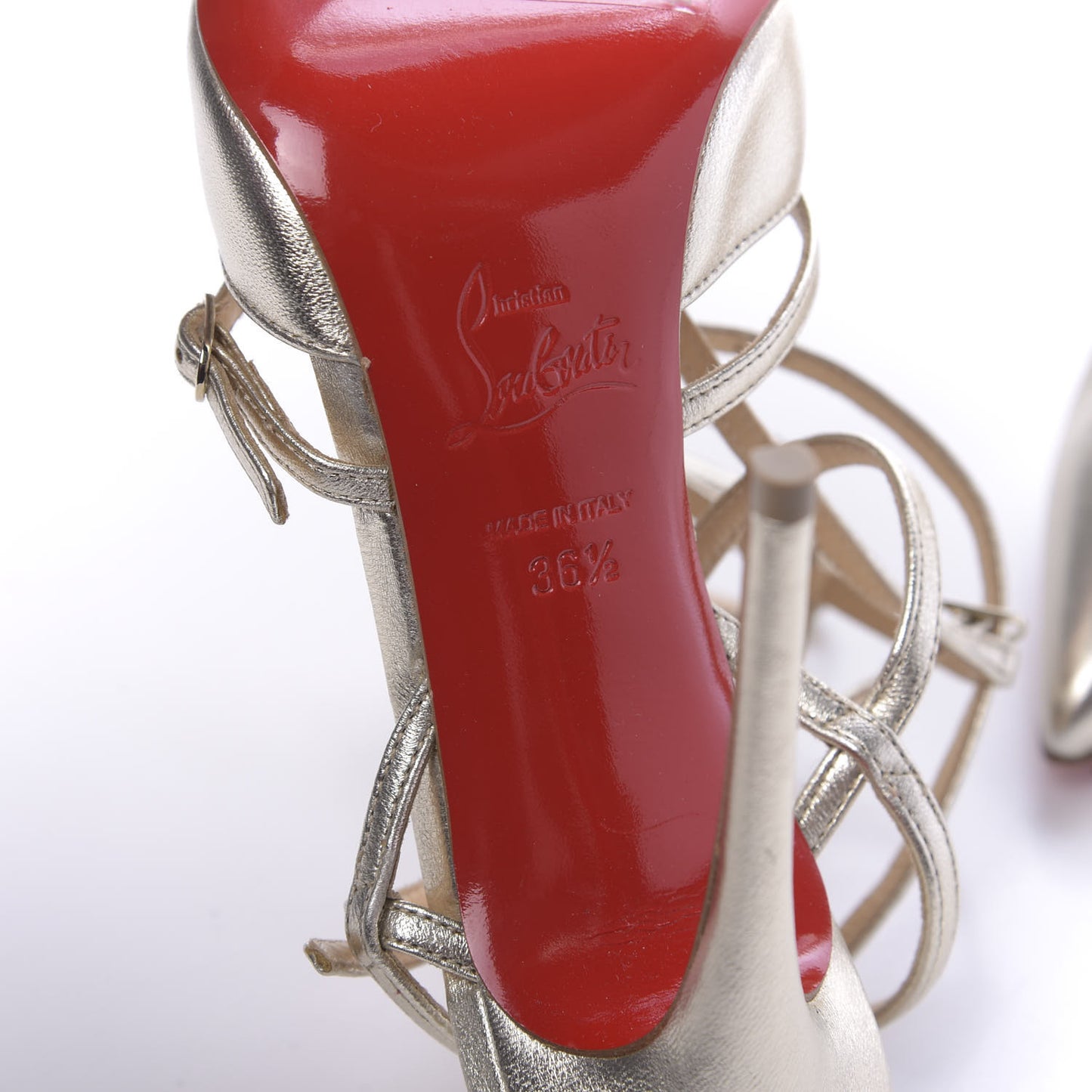 Metallic Nappa Kadreyana 100 Pumps 36.5 Sahara