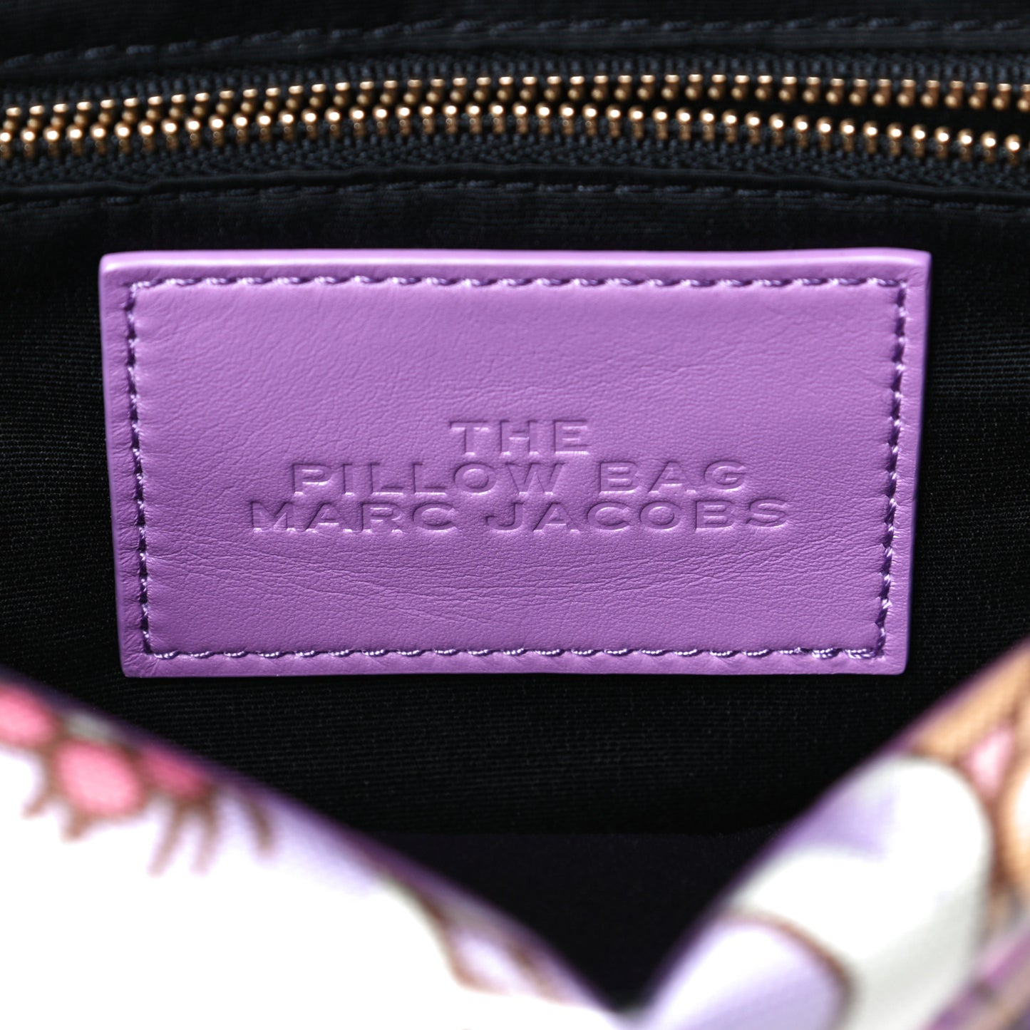 Coated Canvas Floral PrintThe Pillow Bag Pink Multi