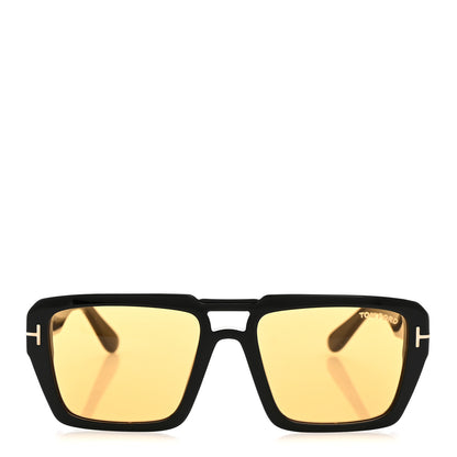 Tom Ford Acetate Redford Sunglasses TF1153 Shiny Black Brown 2 of 9