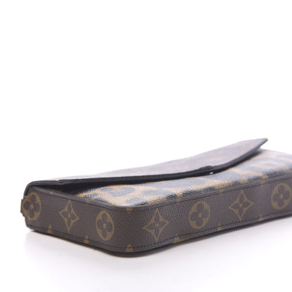 Louis Vuitton Monogram Animal Print Pochette Felicie Chain Wallet 10 of 12