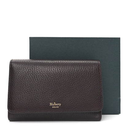 Mulberry Small Classic Grain Medium Continental French Wallet Oxblood 8 of 8
