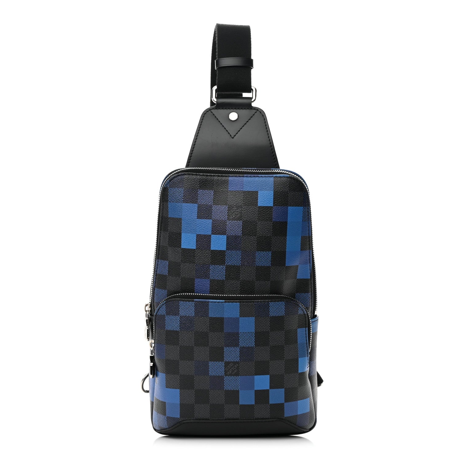 Louis Vuitton Damier Graphite Pixel Avenue Sling Backpack Blue 1 of 12