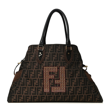 Fendi Zucca Grommet Large Bag De Jour Tobacco 1 of 6