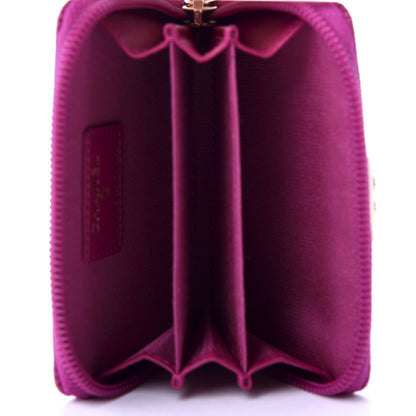 Chanel Caviar Quilted Boy Zip Around Coin Purse Wallet Fuchsia 5 of 8
