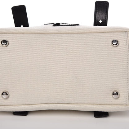 Saint Laurent Canvas Kahala Boston White 10 of 11