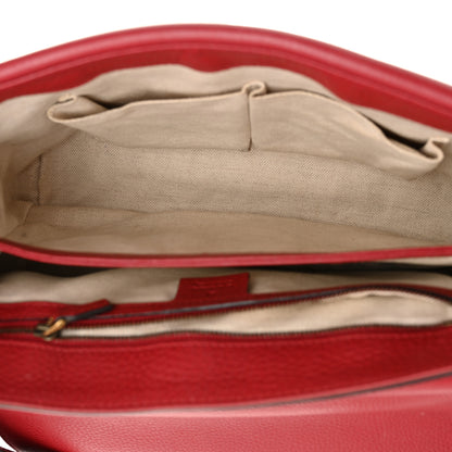 Gucci Cellarius Calfskin GG Marmont Shoulder Bag Vulcanic Red 5 of 17