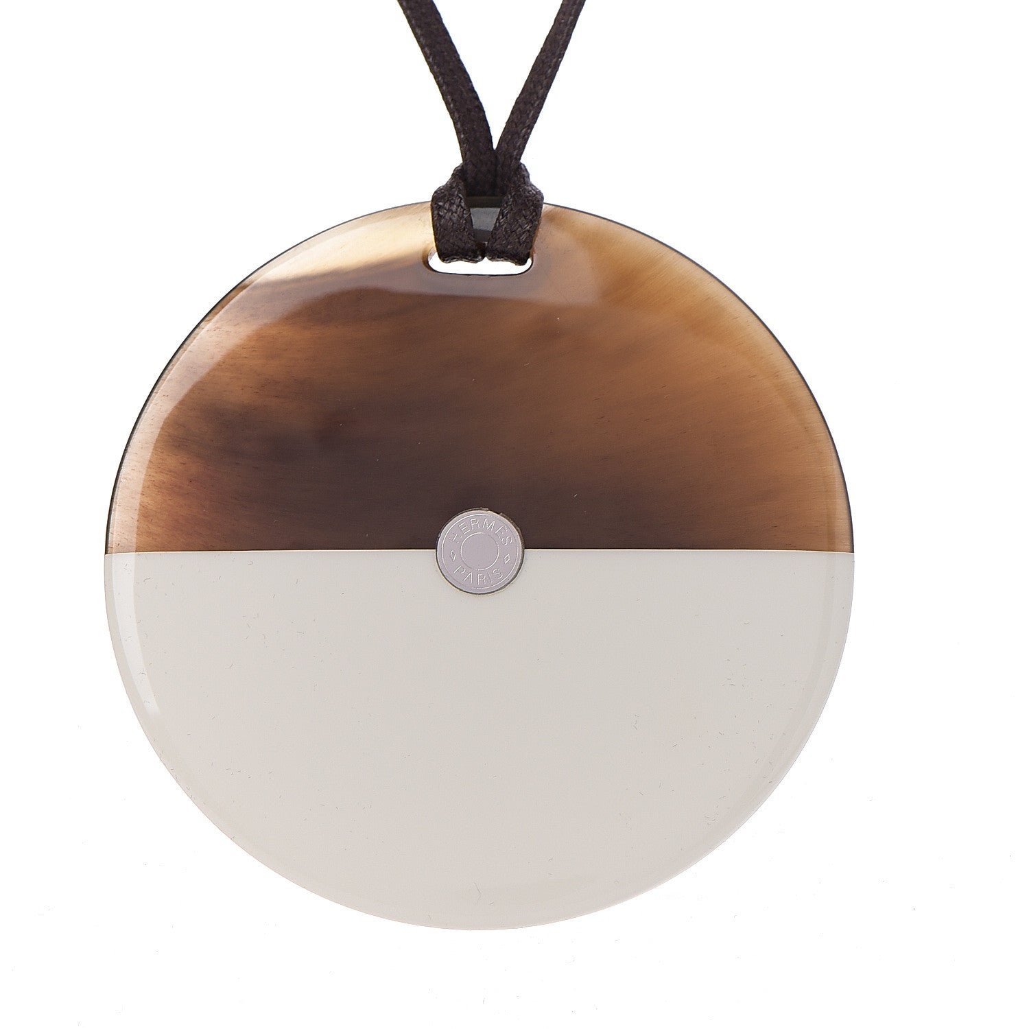 Hermes Buffalo Horn Minimale Necklace 3 of 3
