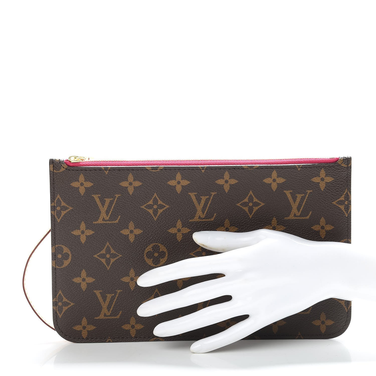 Louis Vuitton Monogram Neverfull MM GM Pochette Pivoine 2 of 9