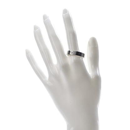 Cartier 18K White Gold 5.5mm LOVE Ring 66 11.5 2 of 5