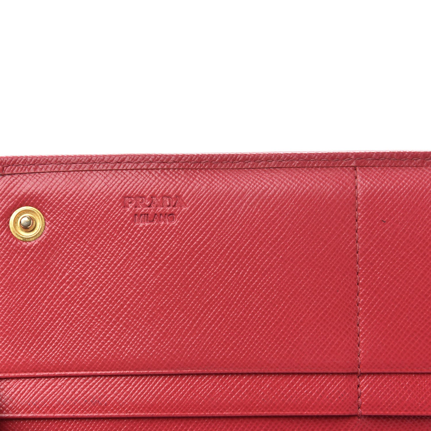 Prada Saffiano Bow Continental Wallet Peonia 6 of 12