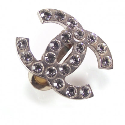 Chanel Crystal CC Clip on Earrings 4 of 4
