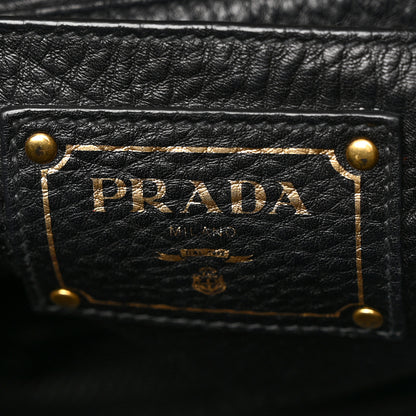 Prada Vitello Phenix Shopping Tote Black 6 of 18