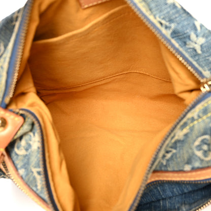 Louis Vuitton Monogram Denim Baggy PM Blue 4 of 11