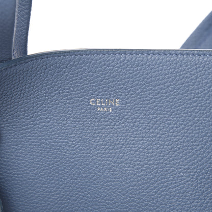 Celine Soft Grained Calfskin Small Belt Cabas Phantom Slate Blue 6 of 11