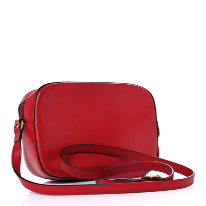 Gucci Calfskin Web Small Webby Bee Shoulder Bag Red 3 of 35