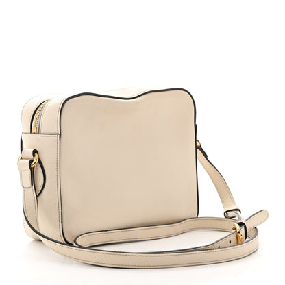 Gucci Azalea Calfskin Small Horsebit 1955 Shoulder Bag Mystic White 3 of 15