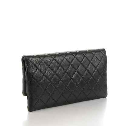 Chanel Caviar Quilted CC Beauty Clutch Black 3 of 5