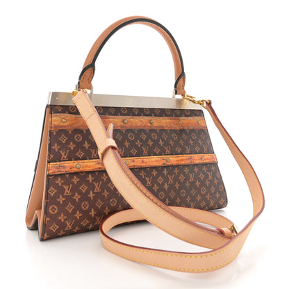 Louis Vuitton Calfskin Transformed Monogram Time Trunk Crown Frame Bag 3 of 12