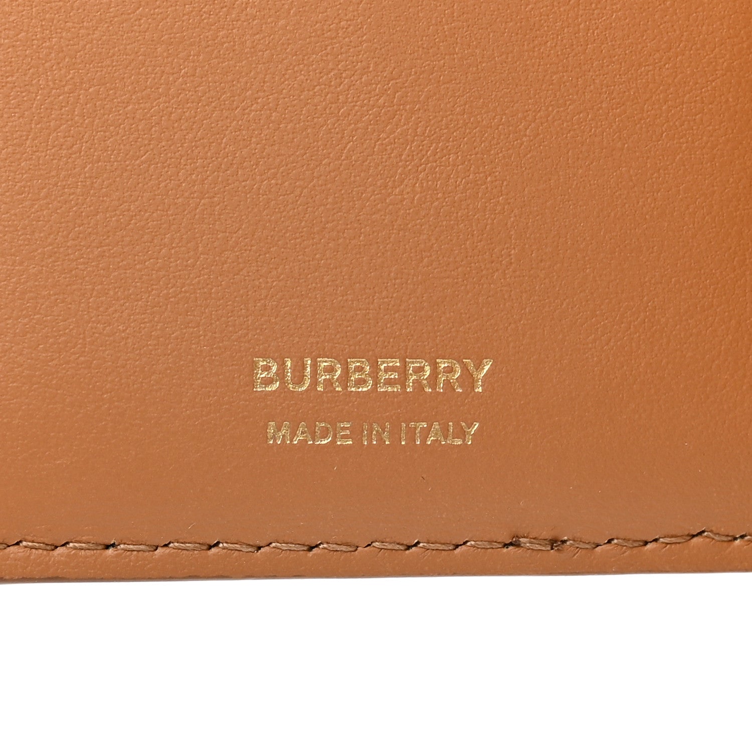 Burberry Lambskin Quilted Small Lola Folding Wallet Maple Brown 6 of 13
