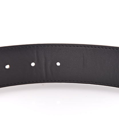 Louis Vuitton Monogram Eclipse Taigarama 40mm LV Initiales Reversible Belt 85 34 Black 8 of 8