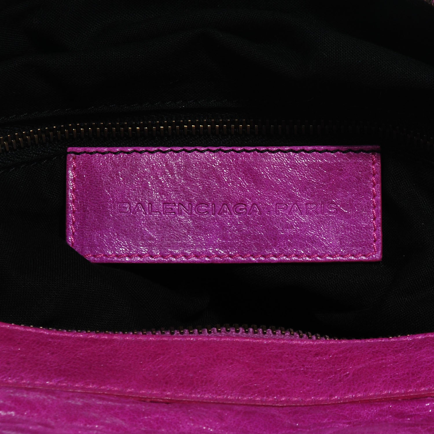 Balenciaga Chevre Twiggy Magenta 6 of 9