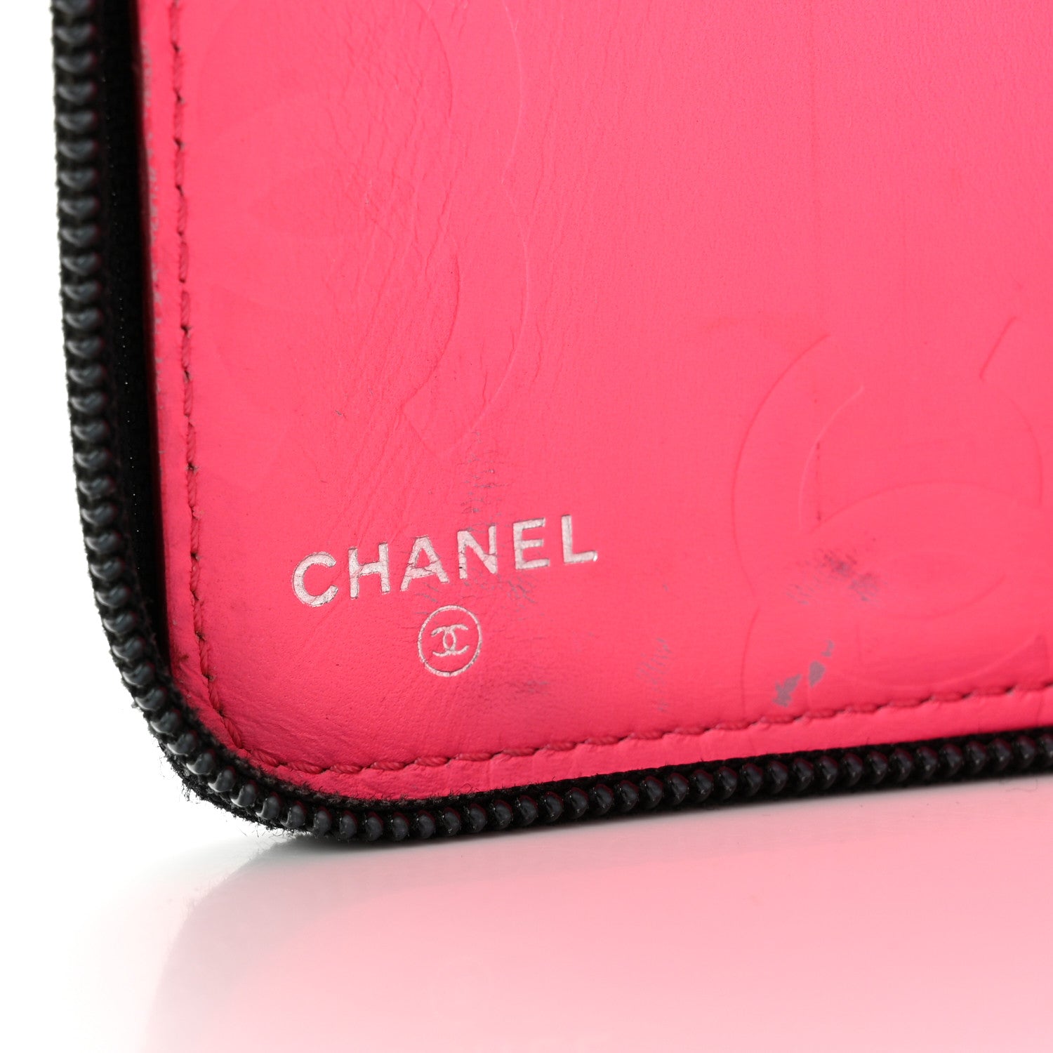 Chanel Calfskin Cambon Zip Around Organizer Wallet Black 6 of 9