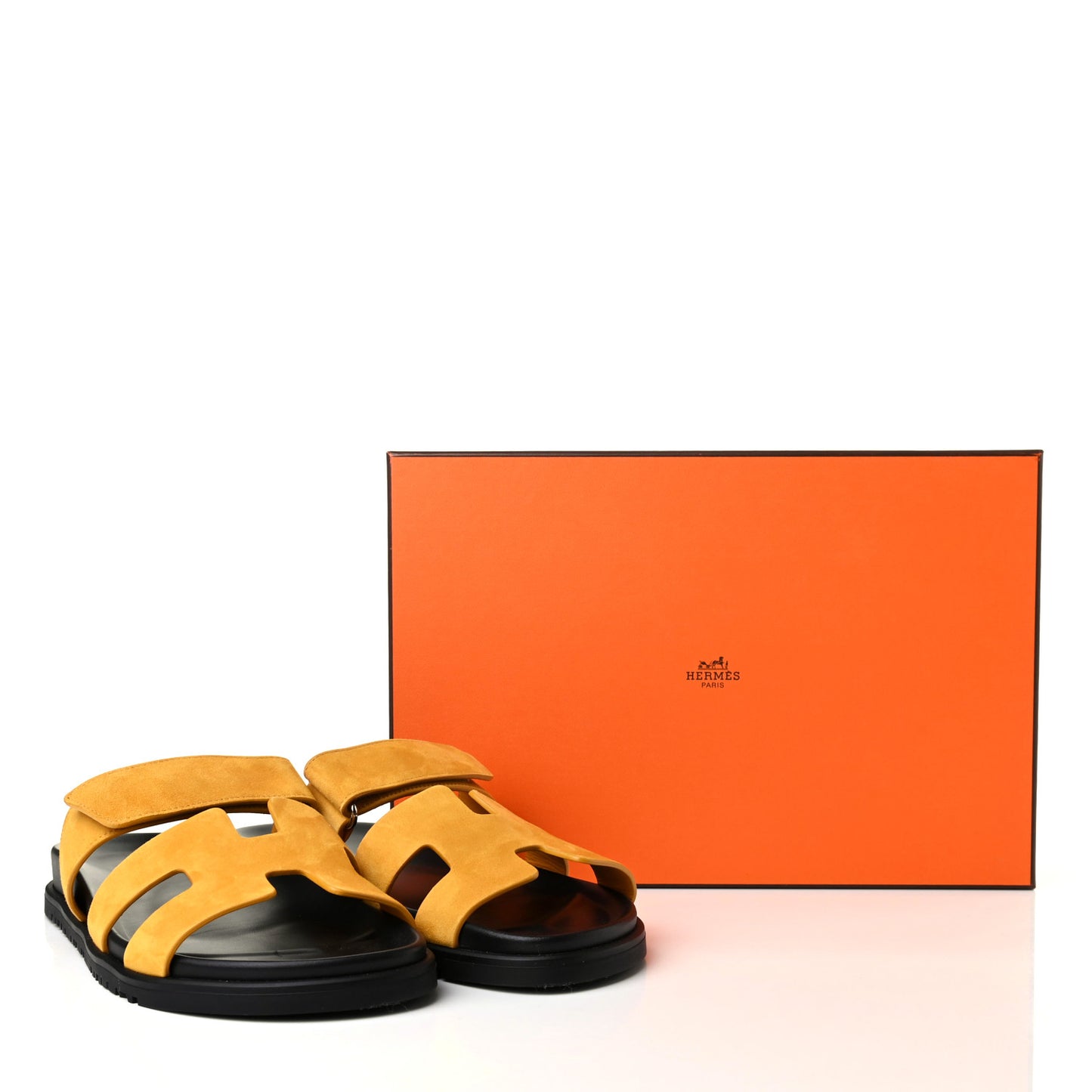 Suede Goatskin Womens Chypre Sandals 39 Jaune Mimosa