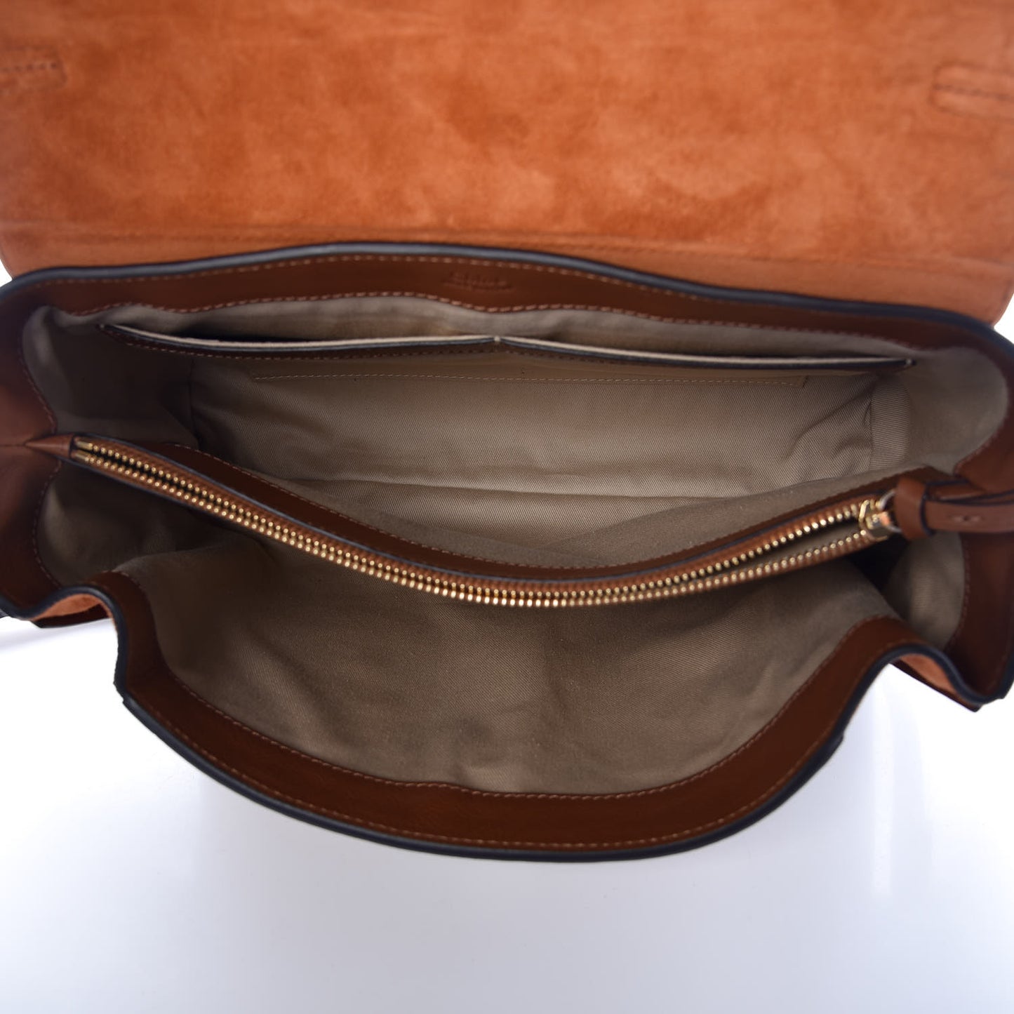 Calfskin Medium Faye Day Shoulder Bag Tan