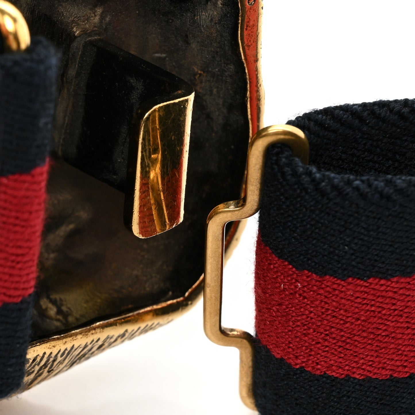 Web Feline Buckle Belt 80 32 Blue Red