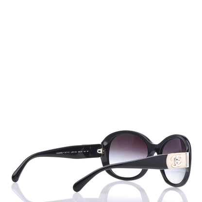 Chanel Acetate CC Turnlock Sunglasses 5235-Q Black Beige 4 of 7