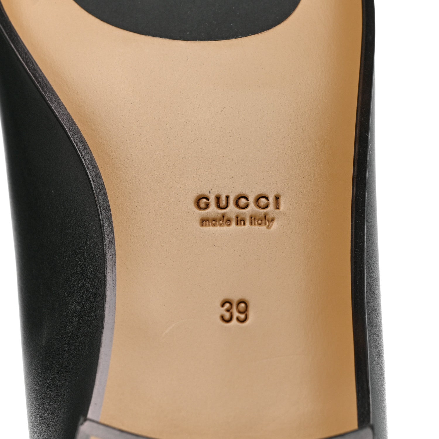Gucci Calfskin Womens Jordaan Loafers 39 Black 6 of 9