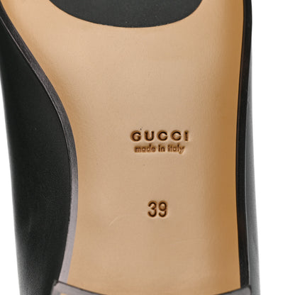 Gucci Calfskin Womens Jordaan Loafers 39 Black 6 of 9