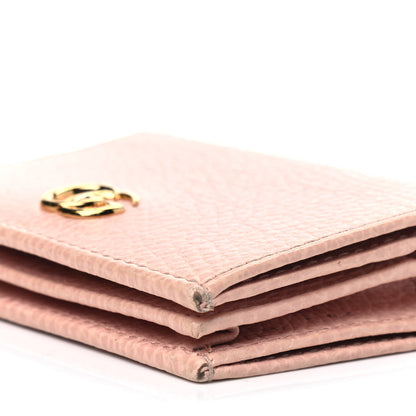 Gucci Dollar Calfskin GG Marmont Card Case Perfect Pink 7 of 9