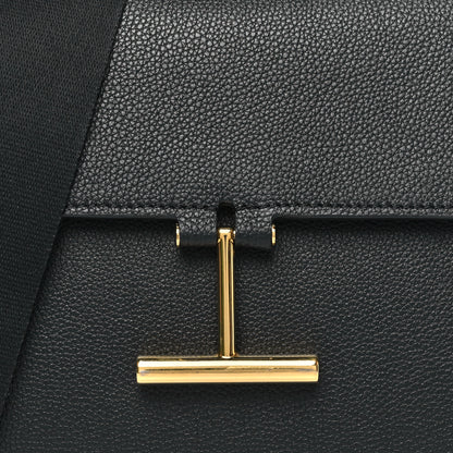 Tom Ford Calfskin Medium T Clasp Tara Crossbody Bag Black 8 of 10