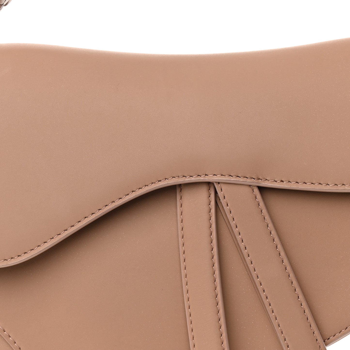 Ultra Matte Calfskin Saddle Bag Blush