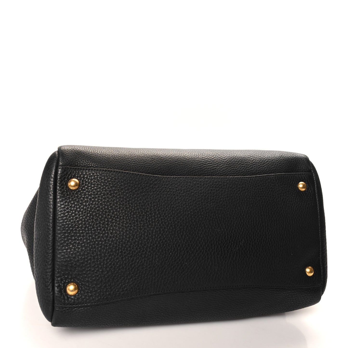 Vitello Daino Shopping Satchel Black
