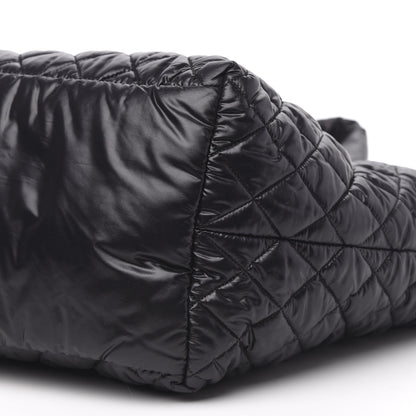 Chanel Nylon Quilted Large Coco Cocoon Tote Black 8 of 9