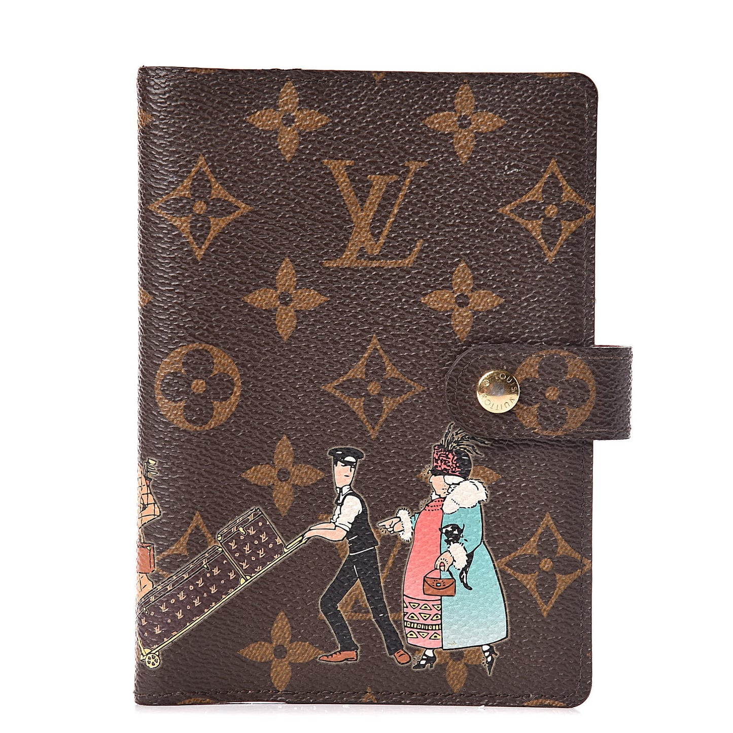 Monogram Illustre Small Ring Agenda Rose