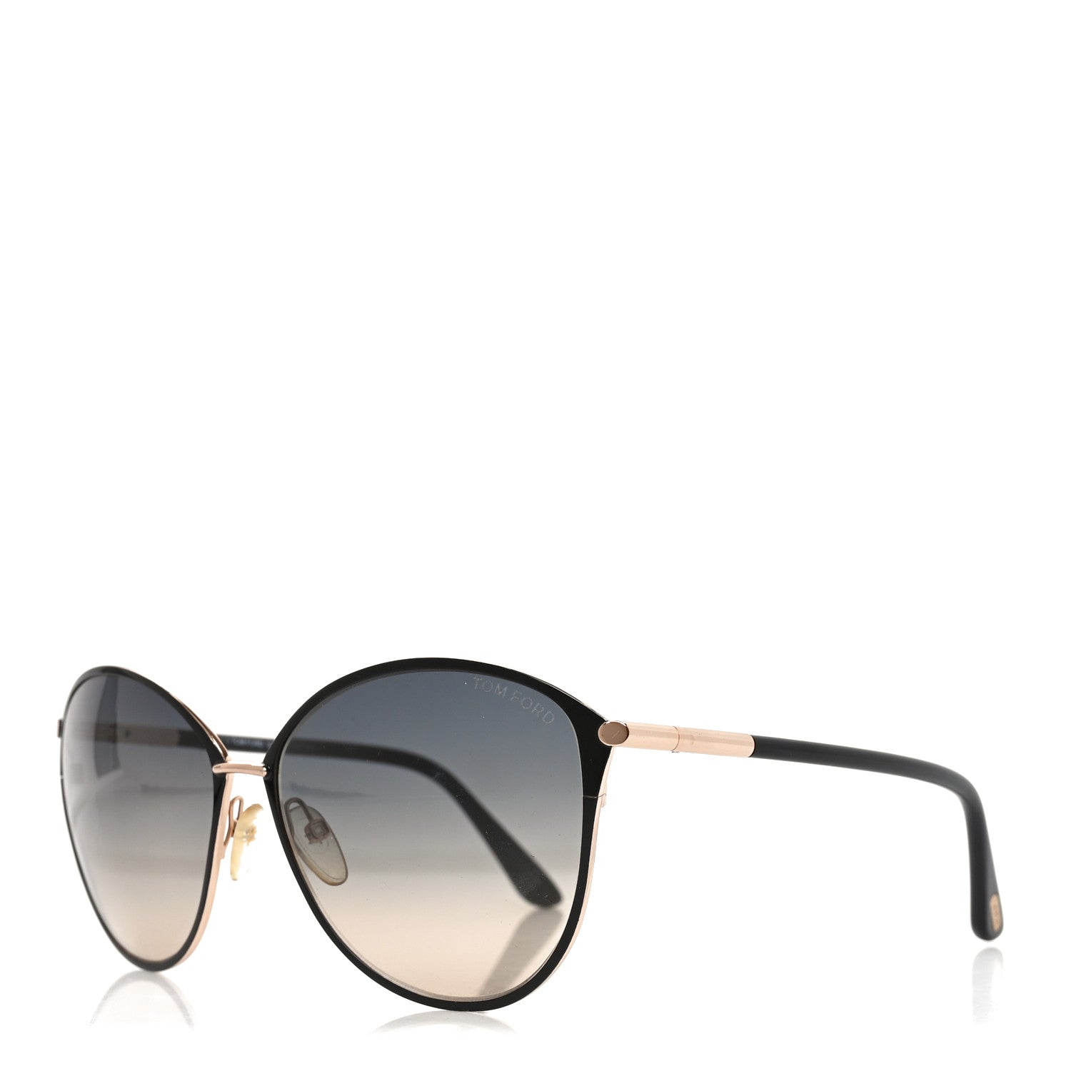 Tom Ford Penelope Vintage Round Sunglasses TF320 Black 1903895
