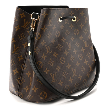 Louis Vuitton Monogram Neonoe MM Black 3 of 9