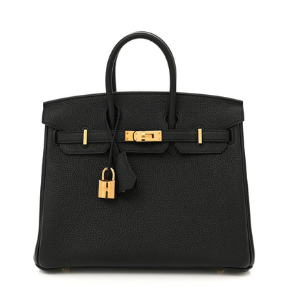 Hermes Togo Birkin 25 Black 1 of 11