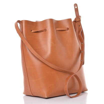 Mansur Gavriel Vegetable Tanned Calfskin Bucket Bag Cammello Rosa 4 of 15