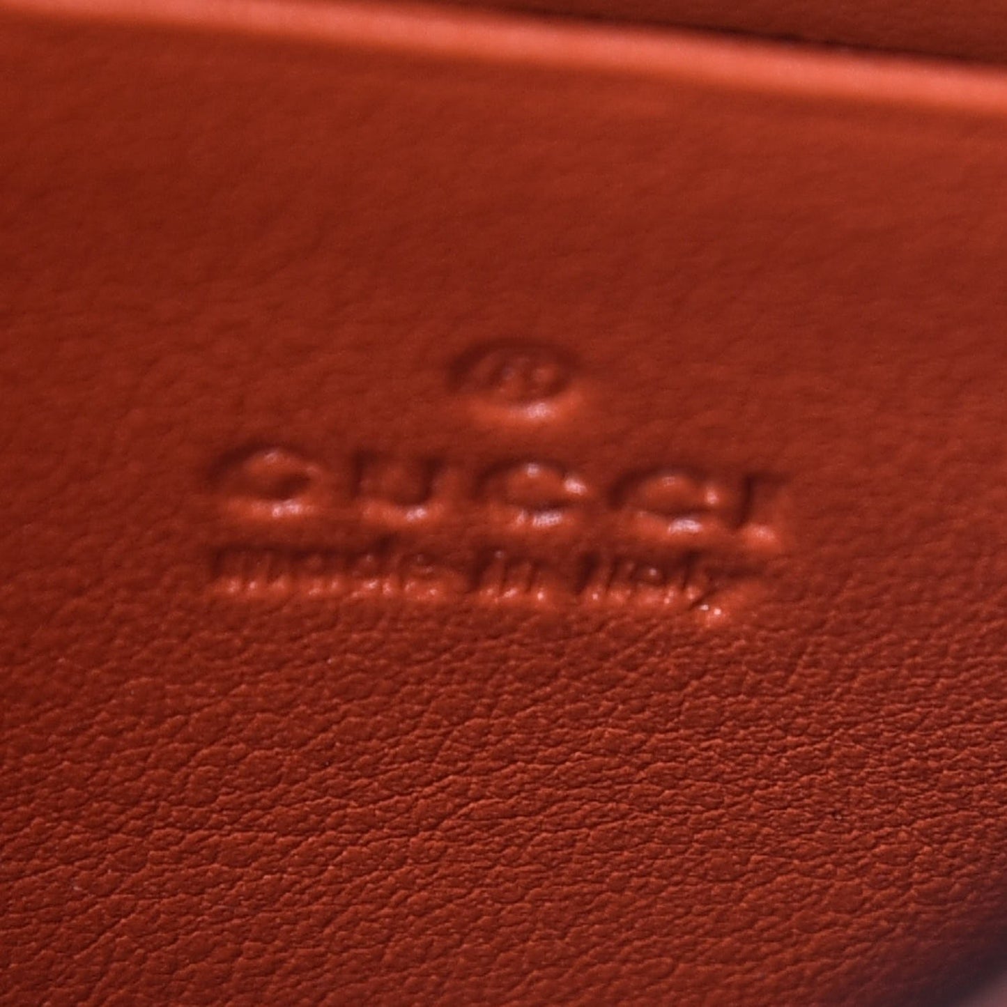 Shade Lux Calfskin Icon Wallet New Dark Orange