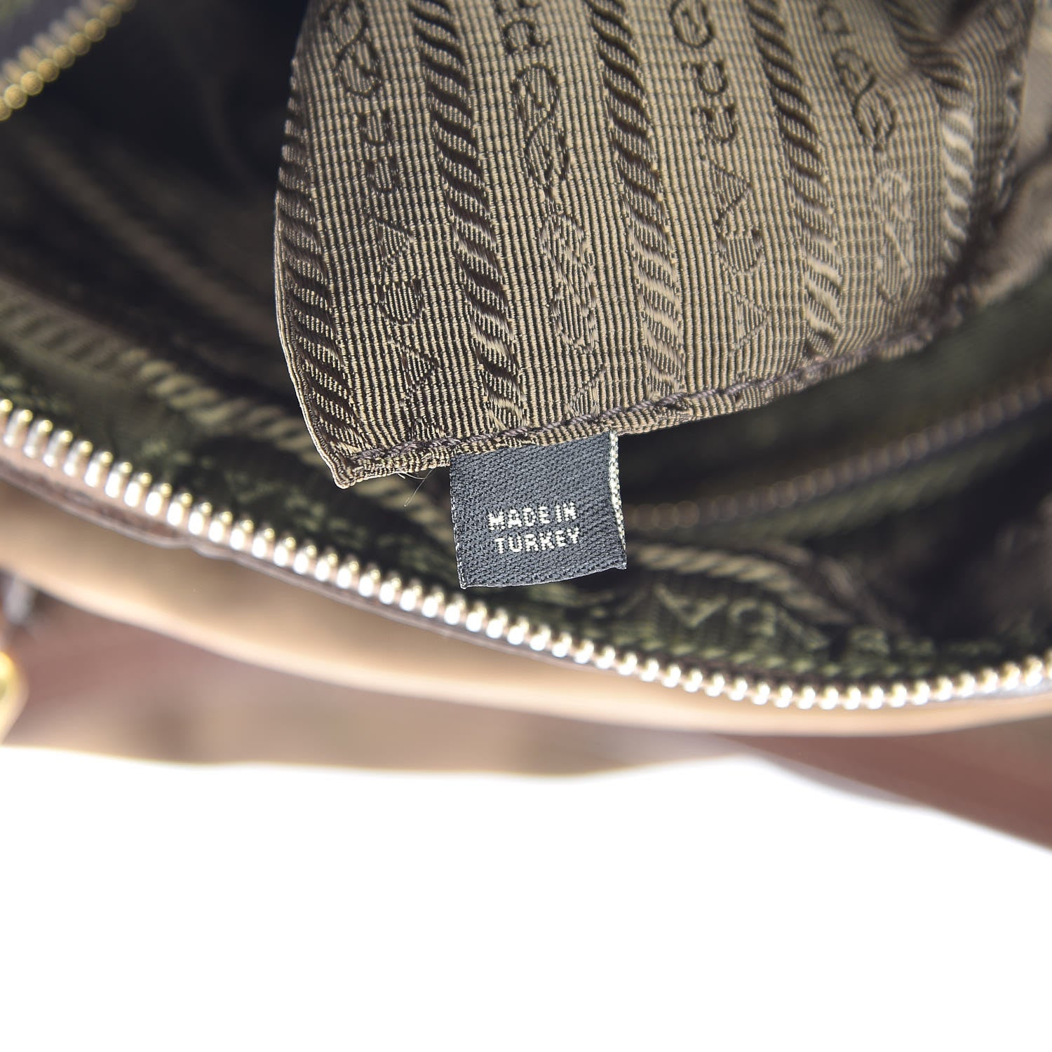 Prada Tessuto Nylon Jacquard Logo Tote Rovere 7 of 29